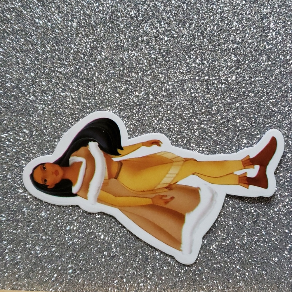 DISNEY winter Pocahontas Waterproof Sticker